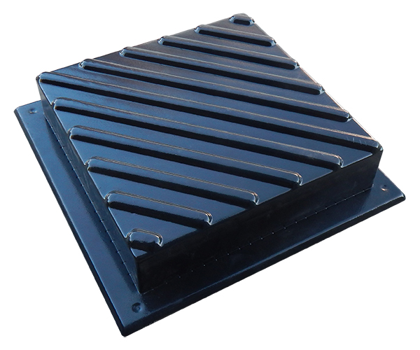 Формы для тактильной плитки Диагональный риф 400x400x87